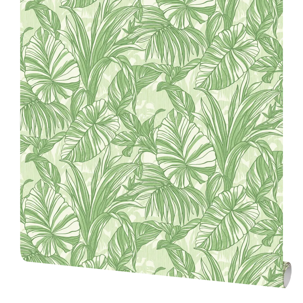 Обои флизелиновые Аспект Тропики зелёные 1.06 м 30197-17 АСПЕКТ РУ STLM-2186791