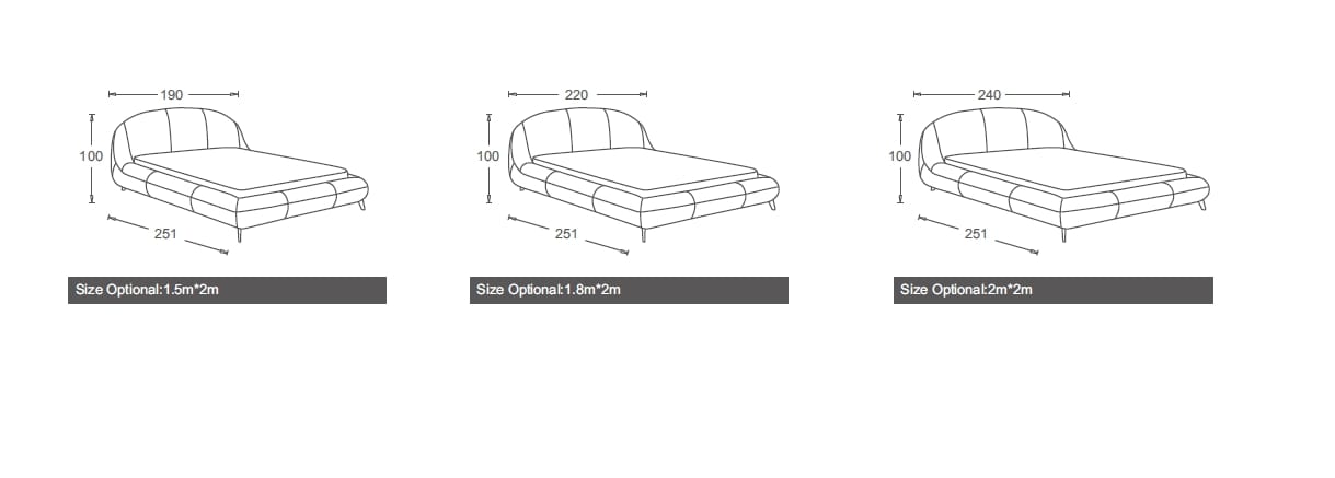 Съемная кровать с кожаной обивкой CAMPO DE' FIORI COZ640 ARCH-00123699 - Вид №5