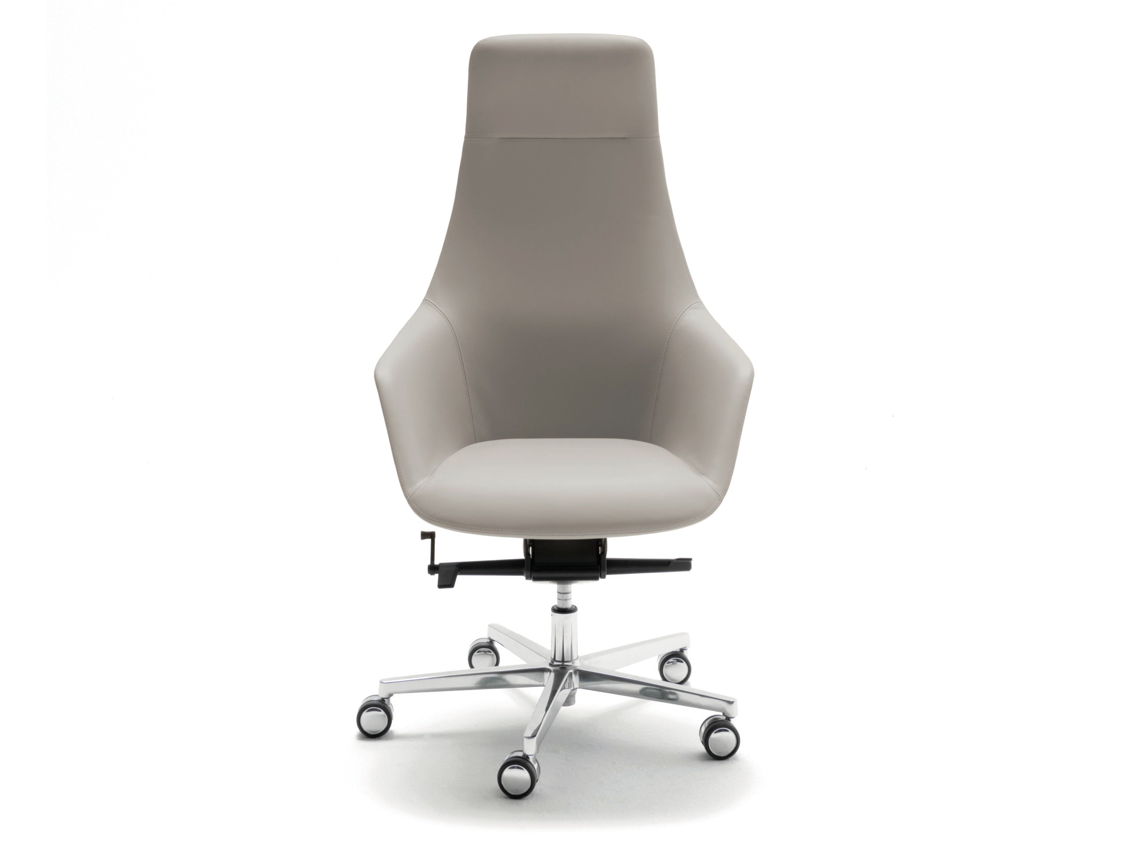 Кожаный офисный стул с высокой спинкой и 5 спицами ESTEL GROUP Hego ARCH-00046902