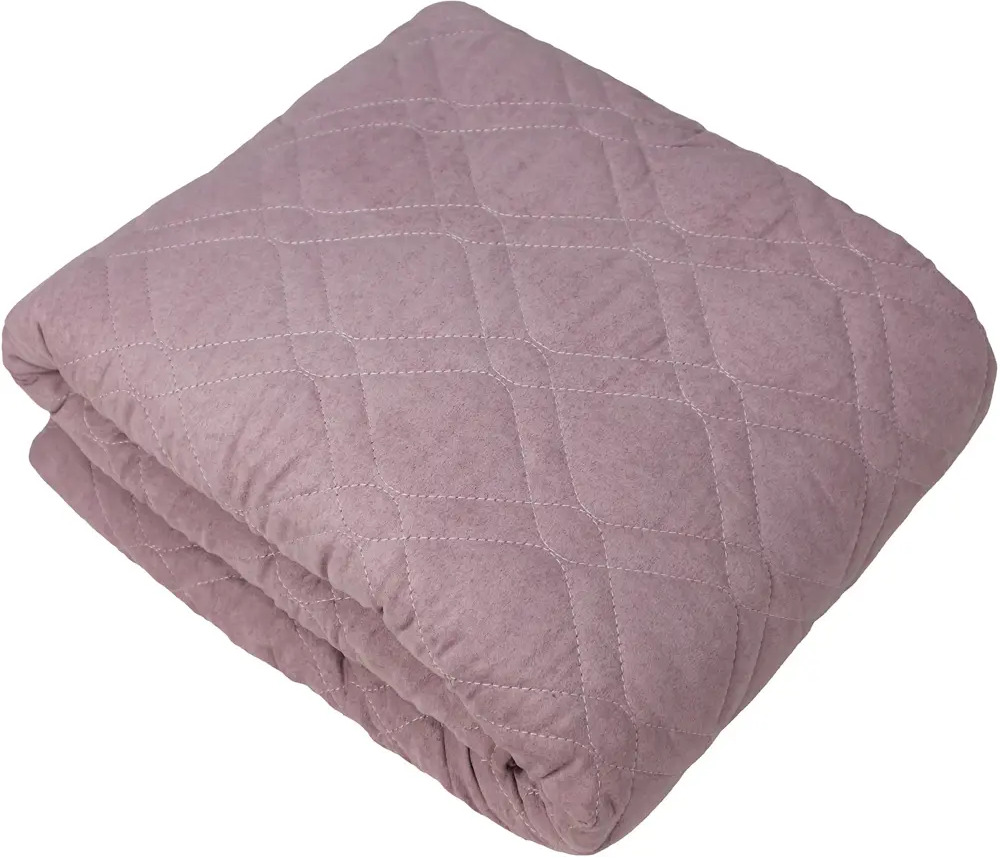 Бельвита | Покрывало из замши пыльная роза 220×240 см 89087191