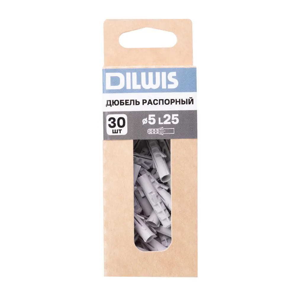 Дюбель распорный нейлоновый Dilwis 5x25мм 30 шт. 89449688 STLM-2114751  - Вид №6
