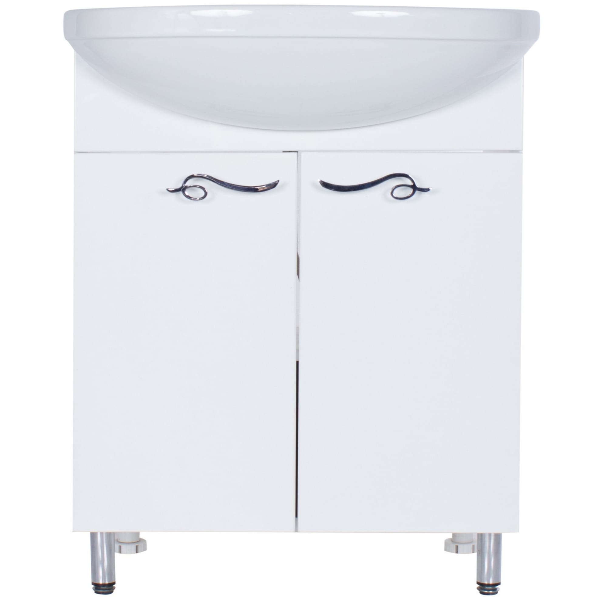 14585821 Тумба под раковину напольная «» 65 см цвет белый Венеция Santreyd