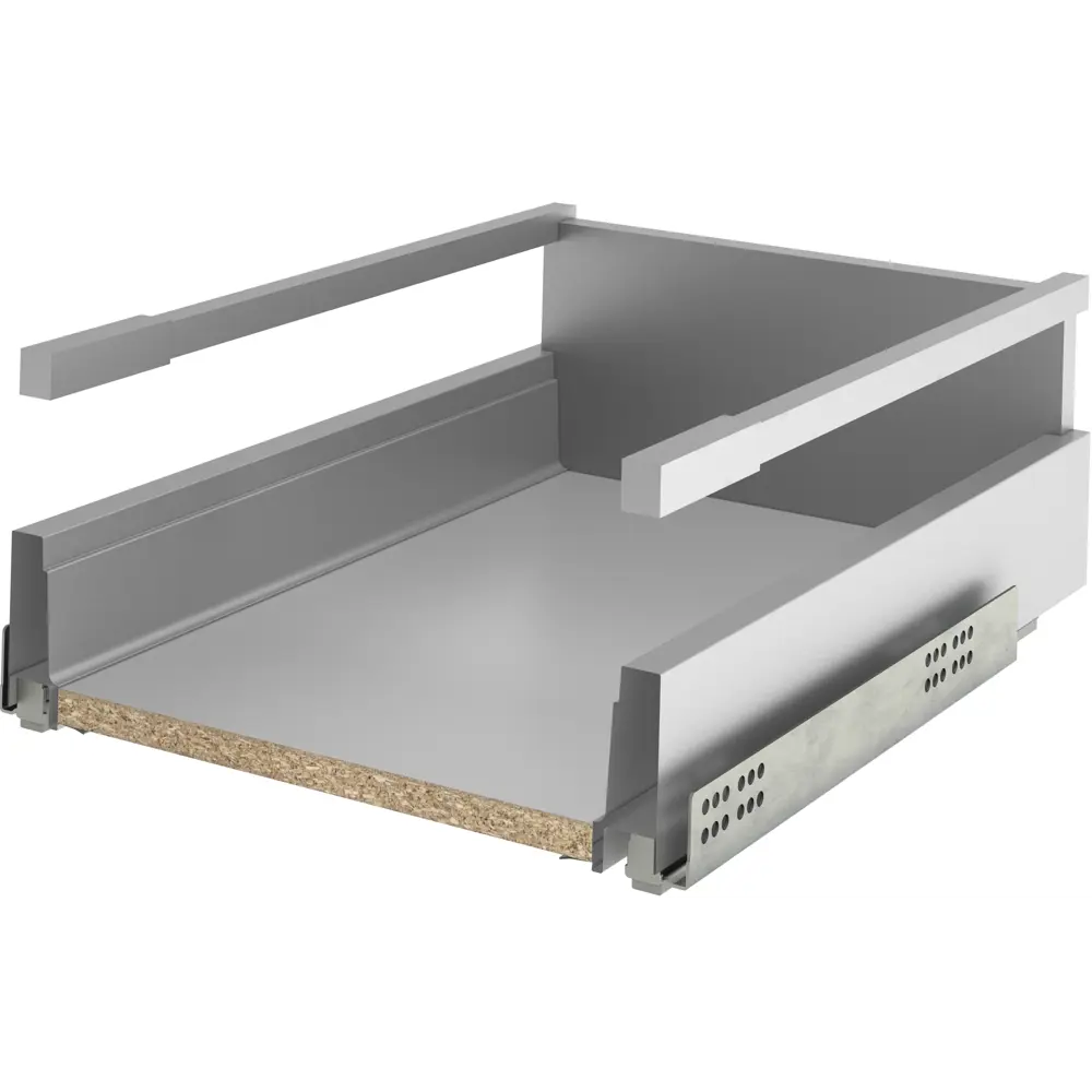 Ящик Delinia ID 36.8x17.9x48.3 см металл цвет серый Отсутствует STLM-2098685 - Вид №1