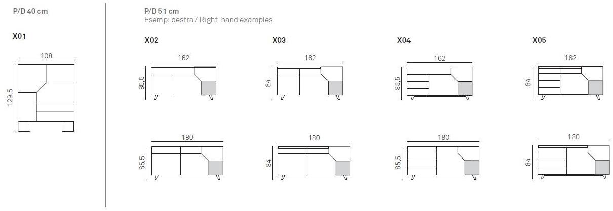 Gruppo Tomasella Лакированный буфет Remix sun-id-1388831 - Вид №1