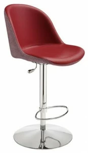 Midj Поворотный стул с кожаной обивкой Sonny