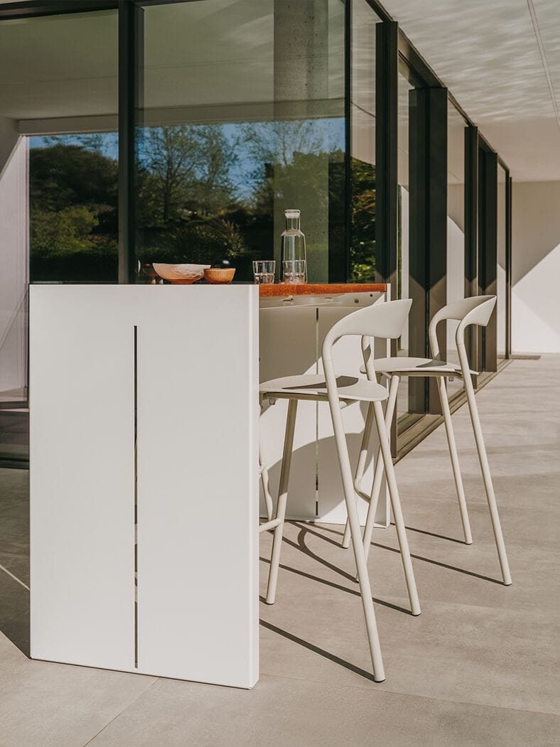 Деревянный прямоугольный высокий садовый стол Lapalma PANCO OUTDOOR ARCH-00090696 - Вид №1