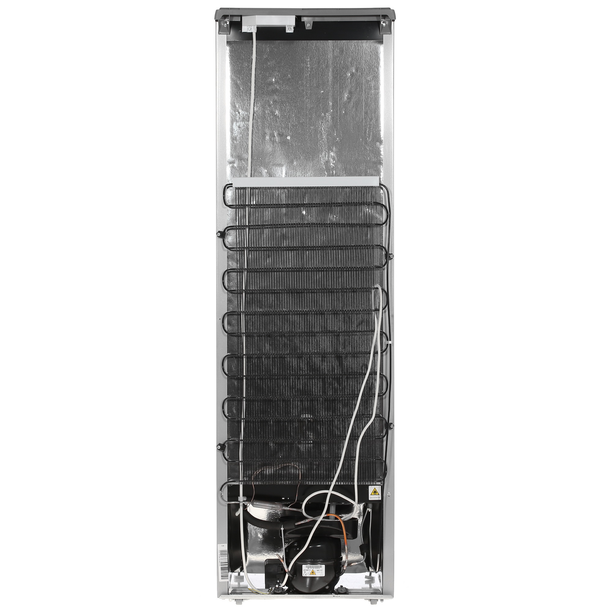 8121682 Холодильник с морозильником   Бирюса М124 серебристый STDN-0083044 - Вид №5