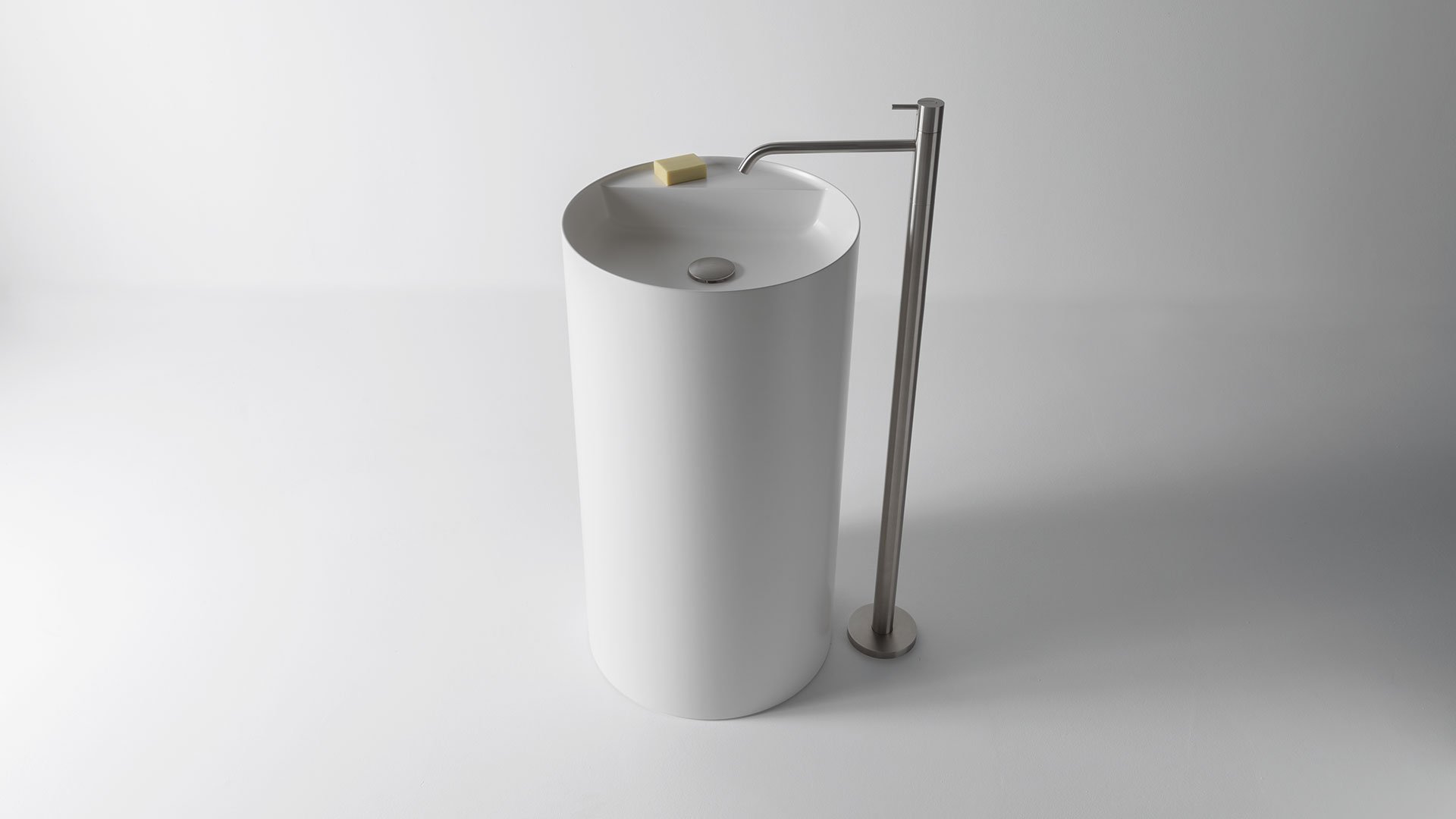 Simplo85 Напольная раковина стоящая прямоугольная Antoniolupi  - Вид №12