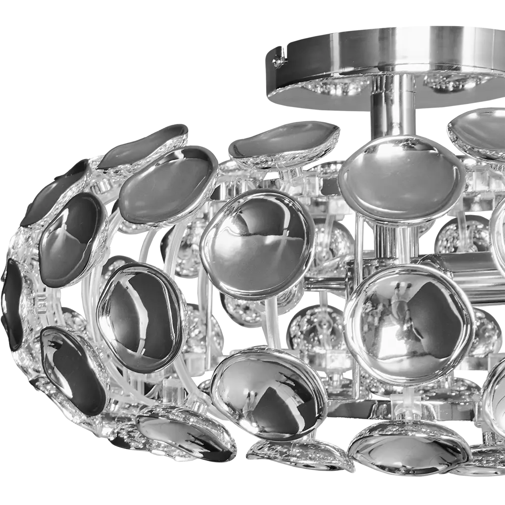 Люстра потолочная Lamplandia Mosca L1096-3, 3 лампы, 12 м², цвет серебристый STLM-2075318 - Вид №5