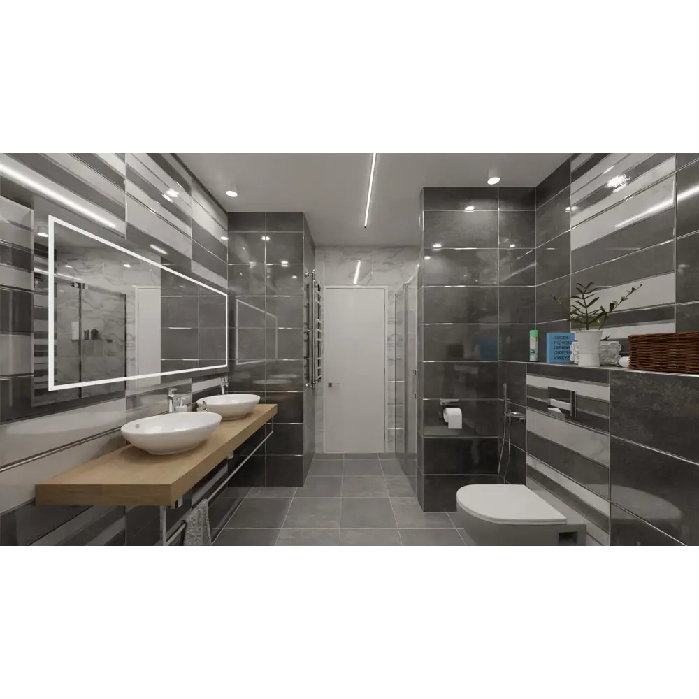Декор настенный Rivoli Dec 30x60 см 1.62 м² цвет серый Santreyd STLM-2019554 - Вид №4