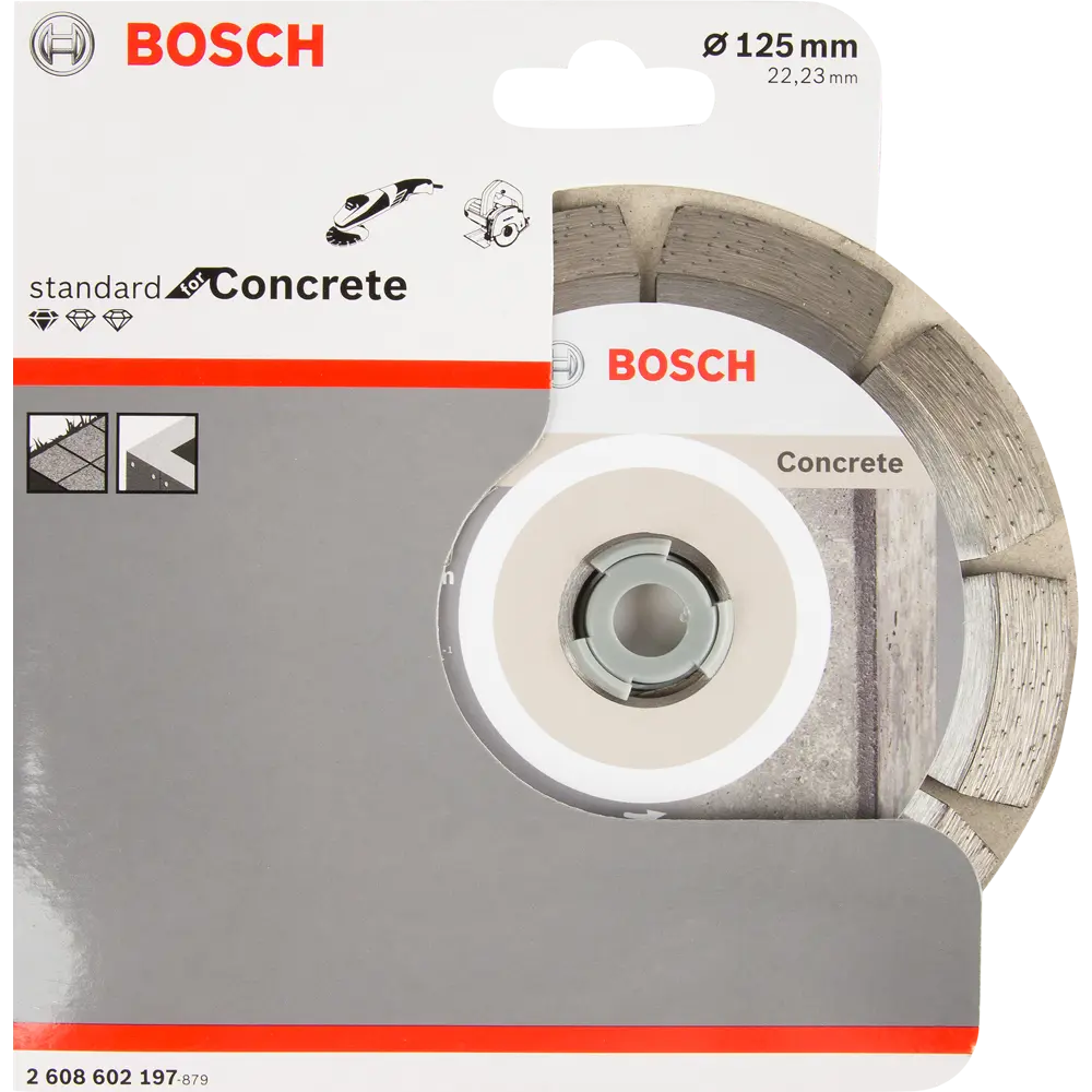 Диск алмазный по бетону Bosch Standard for Concret 2608602197 сегментный 125x22.2x2 мм 82136711 STLM-2062869 BOSCH PROFESSIONAL  - Вид №2