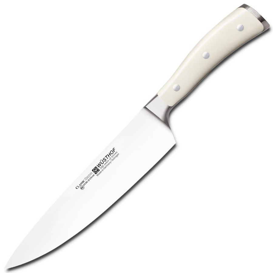 Набор кухонных ножей Ikon Cream White на деревянной подставке, 6 шт WUESTHOF W9877WUS - Вид №6