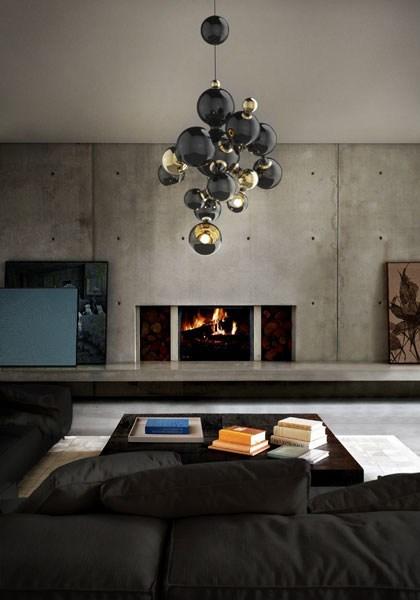 Delightfull Галогенная подвесная лампа из алюминия Atomic sun-id-1509490 - Вид №1