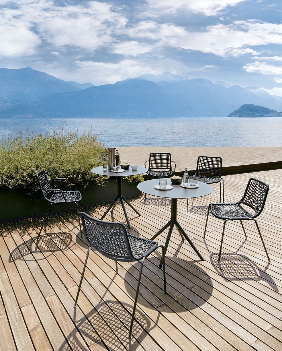 Веревочный садовый стул с подлокотниками Potocco Egao ARCH-00104424 - Вид №2