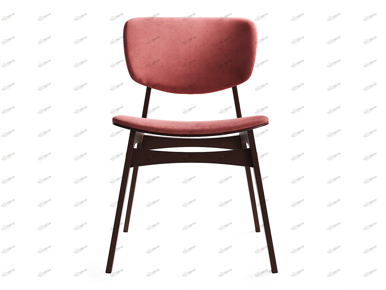 Стул Sid темно-коричневый THE IDEA  210638 Красный 