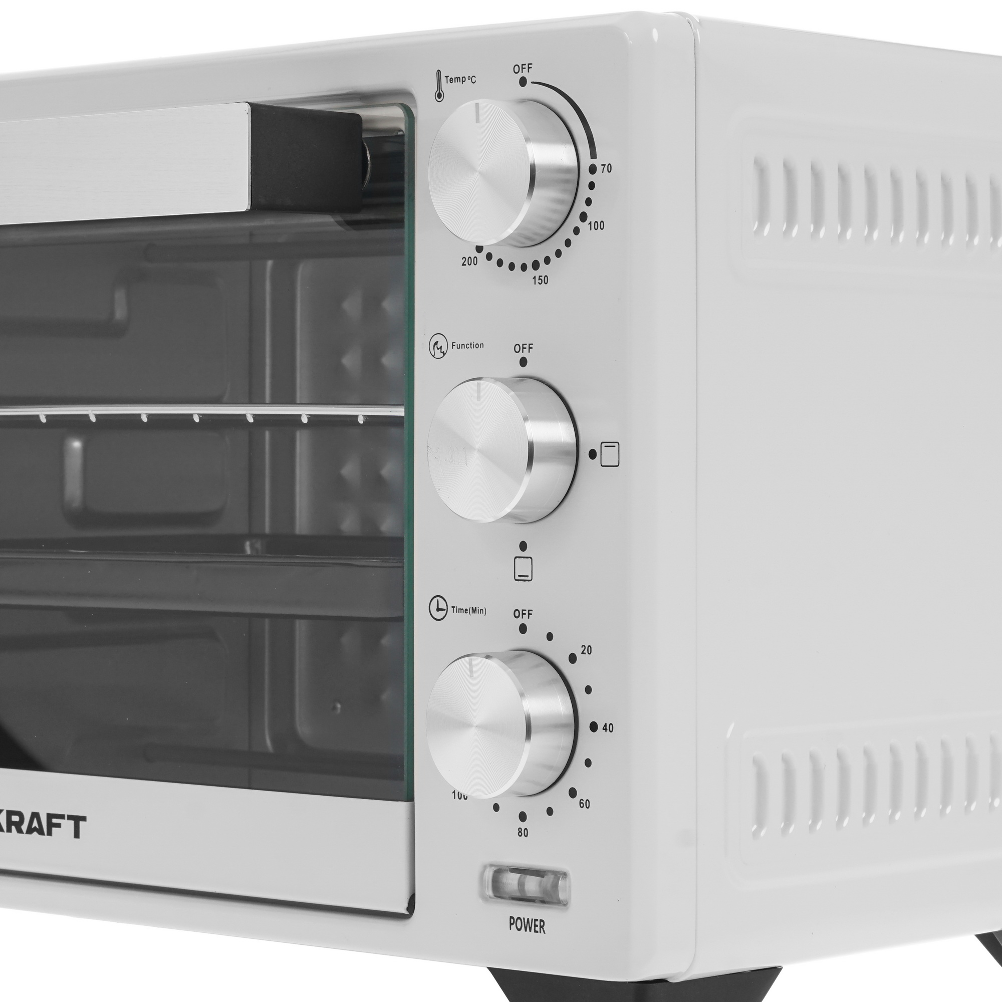 9080960 Мини-печь Kraft KFC-MO 200 HW белый STDN-0126958 - Вид №3