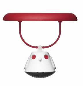 Ситечко для заваривания чая с крышкой birdie swing красное QDO ДИЗАЙНЕРСКИЕ 00-3863416 Красный