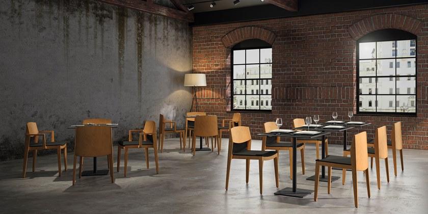 Capdell Деревянный стул со встроенной подушкой Isa 142p - Вид №5