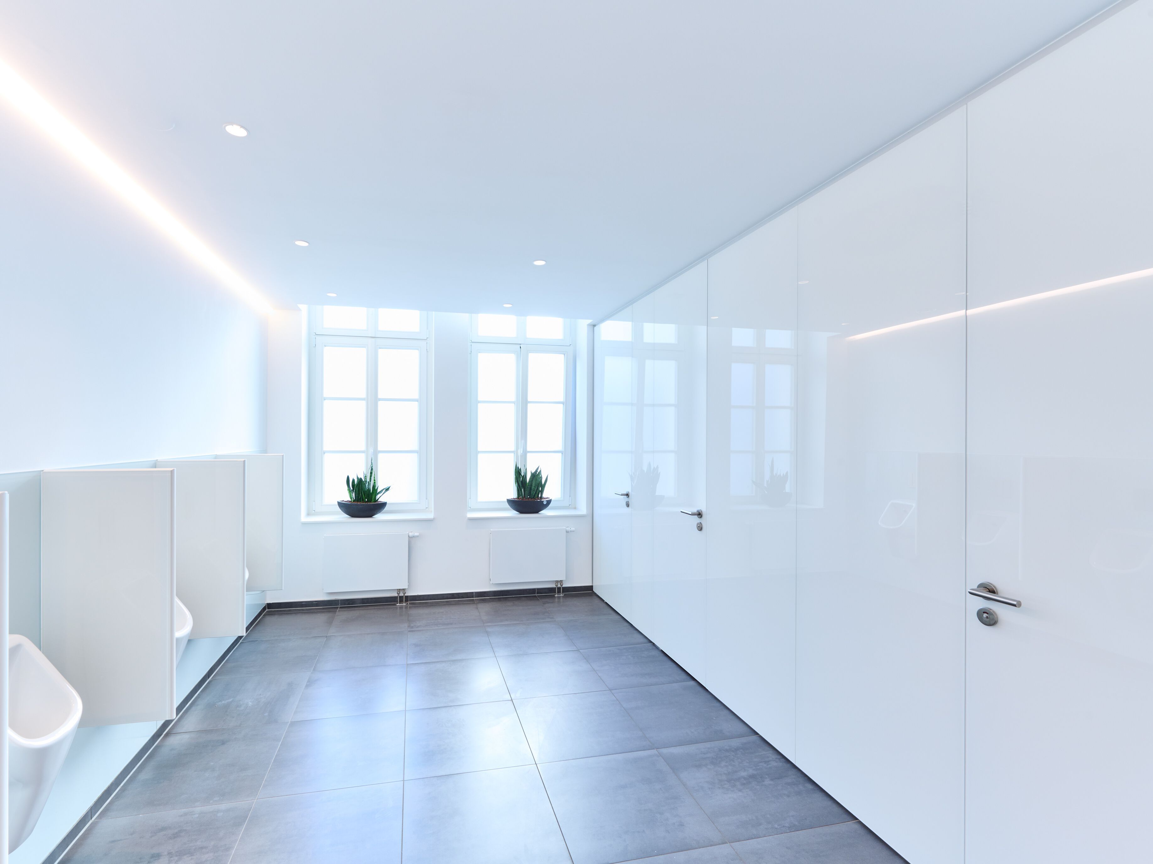 Перегородки в полный рост для туалетов Schäfer Trennwandsysteme VENTO ARCH-00122445