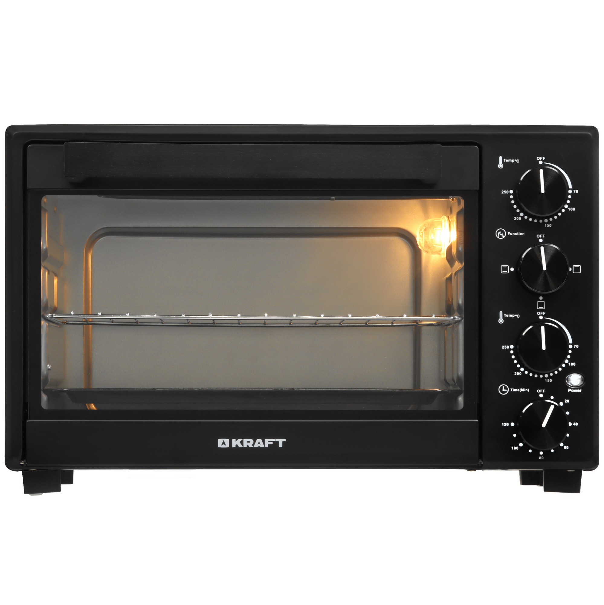 9080969 Мини-печь Kraft KFC-MO 381 HBL черный STDN-0060498 - Вид №1