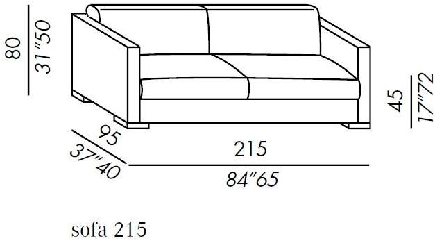 Meridiani Съемный тканевый диван Belmon sun-id-1477918 - Вид №7