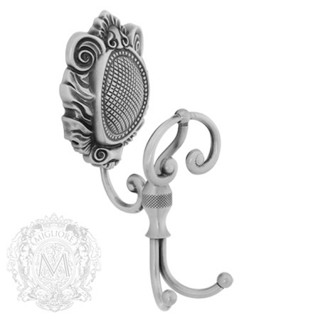 Крючок двойной MIGLIORE Cleopatra ML.CLE-60.704.DO с завитком золото  - Вид №1