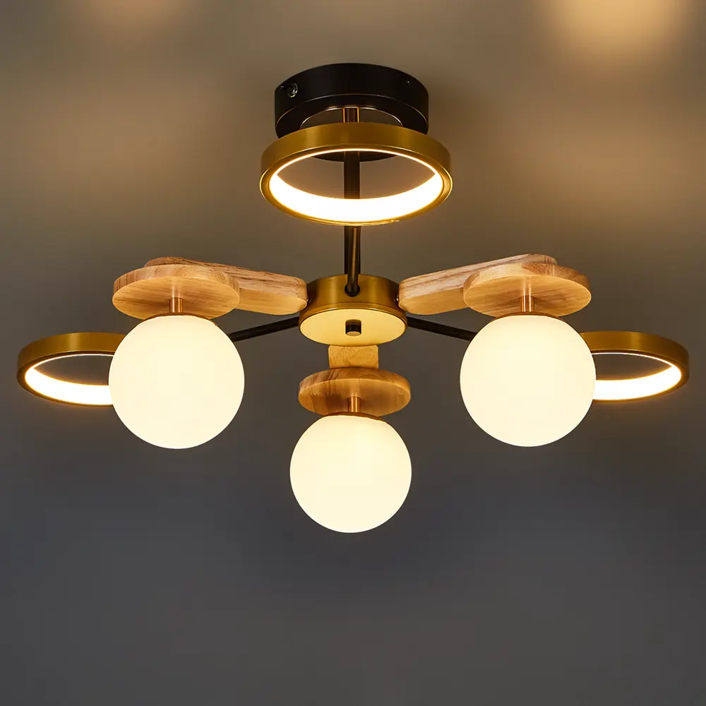 Люстра потолочная светодиодная Arte Lamp Carmela с пультом управления 20 м² регулируемый белый свет цвет черный 89374436 STLM-2050095  - Вид №2