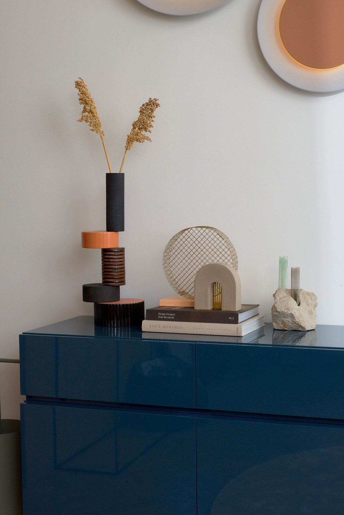 Оникс, нержавеющая сталь и боросиликатное выдувное стекло VESTA FURNITURE метеориты ARCH-00035433 - Вид №5