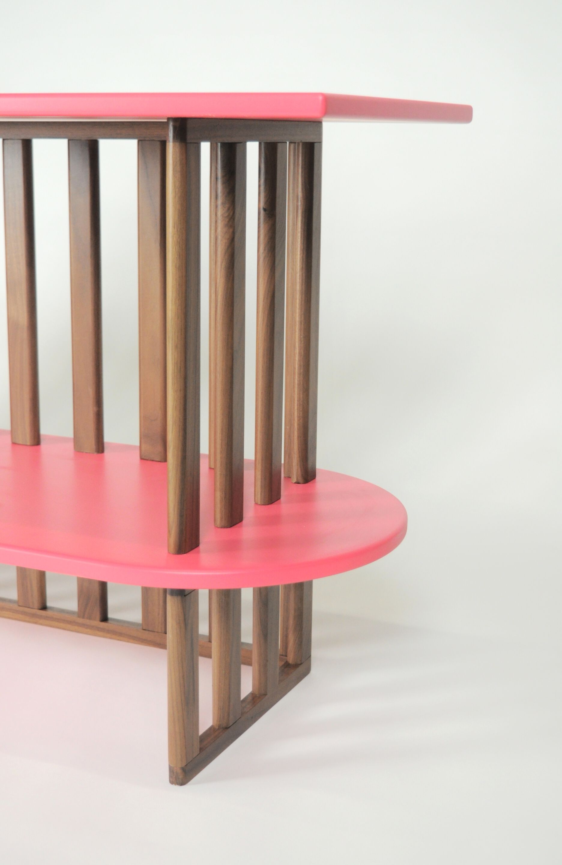 Книжный шкаф из массива дерева с двумя полками Medulum ARCH-00025873 - Вид №6