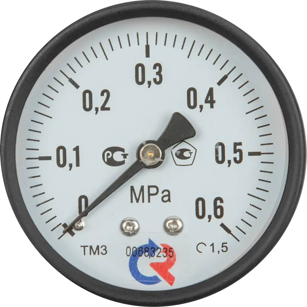 Манометр осевой Росма 6 бар 1/4" 63 мм STLM-2206556