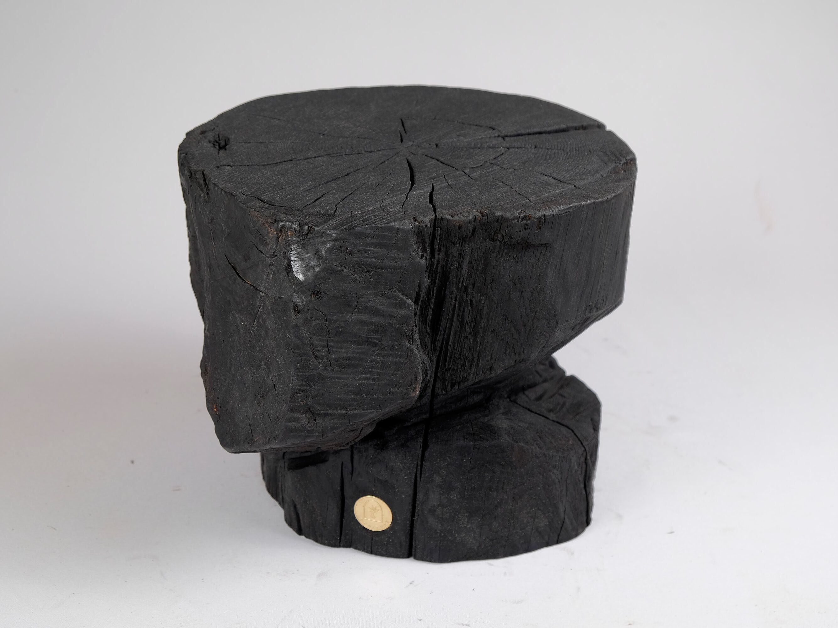 Круглый журнальный столик из дуба Logniture Jownik ARCH-00092842 - Вид №3