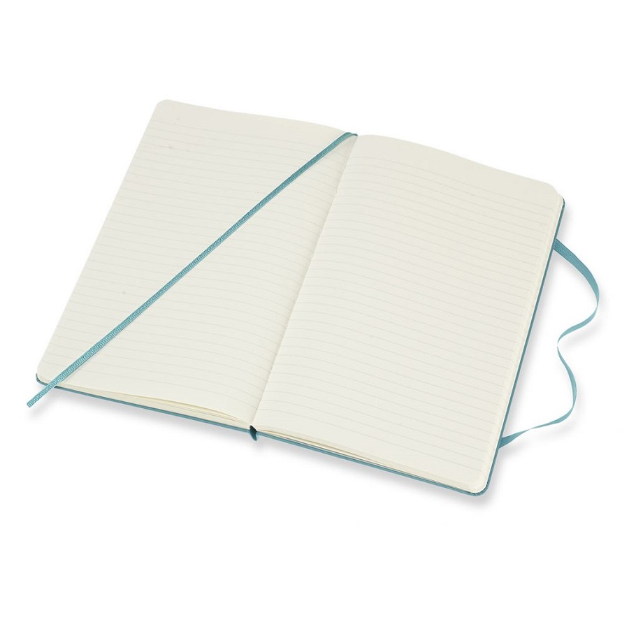 Блокнот Moleskine CLASSIC LARGE, линейка, голубой 1048954 - Вид №3