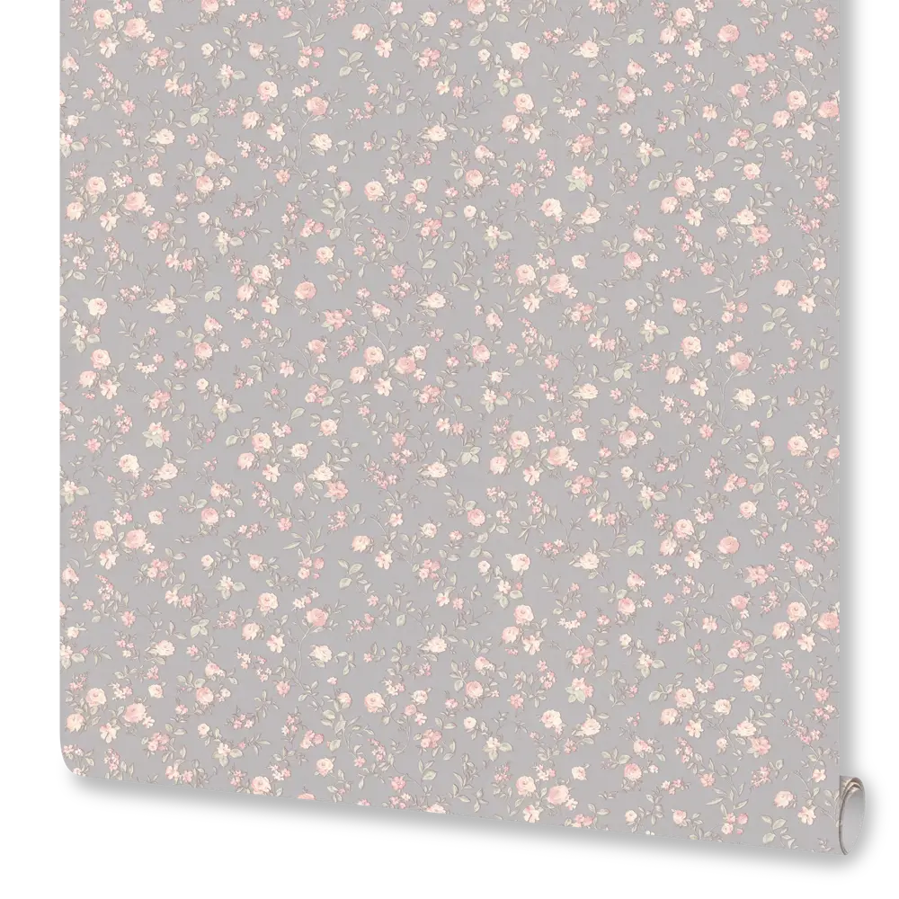 Обои флизелиновые Monte Solaro Floral темно-серые 1.06 м MS9132-23 85309974 STLM-2135197
