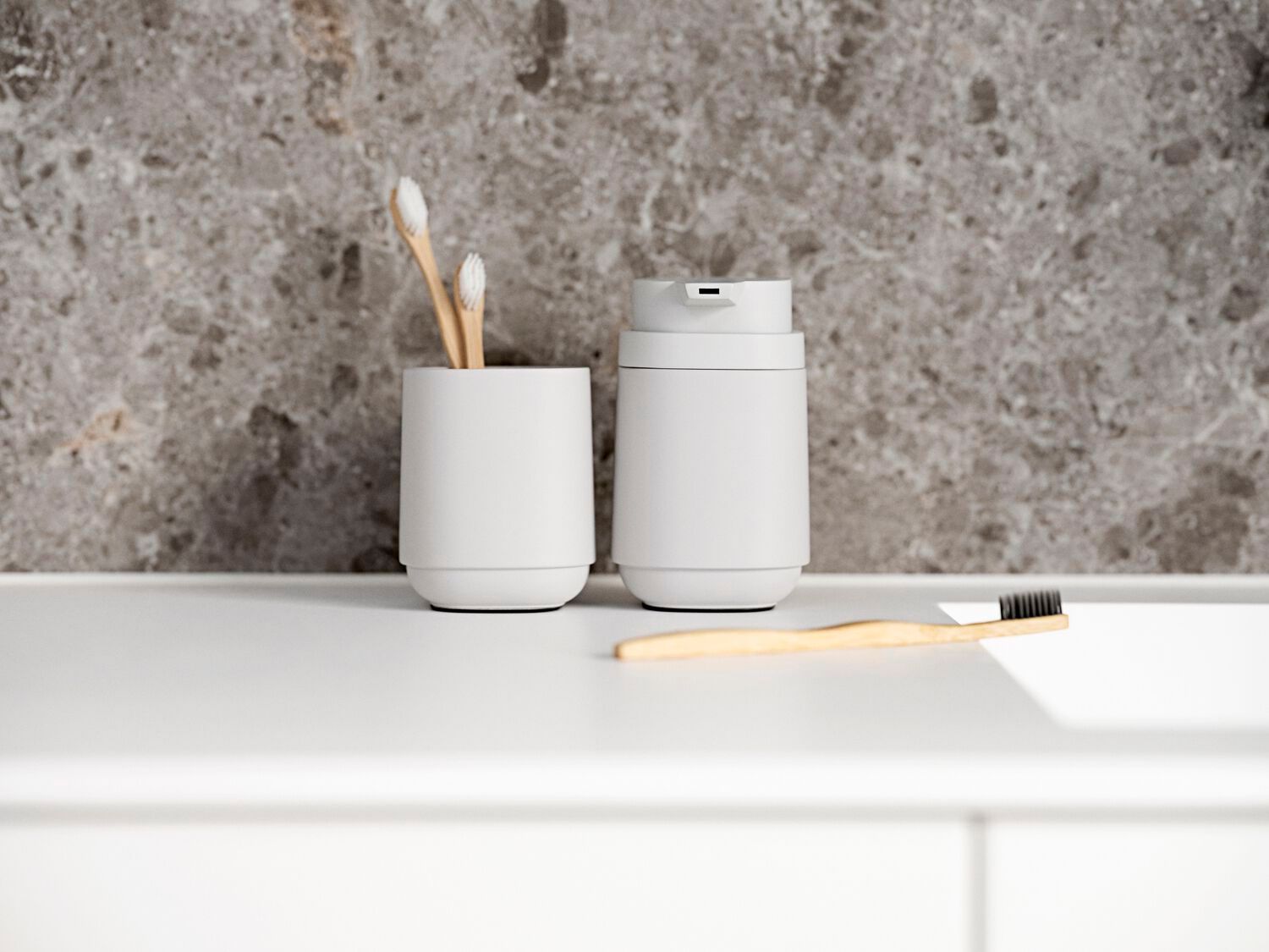 Бетонный Настольный держатель зубной щетки ZONE DENMARK Time ARCH-00071104 - Вид №17