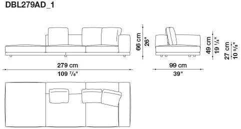 B&B Italia Кожаный диван Dock sun-id-1441060 - Вид №158