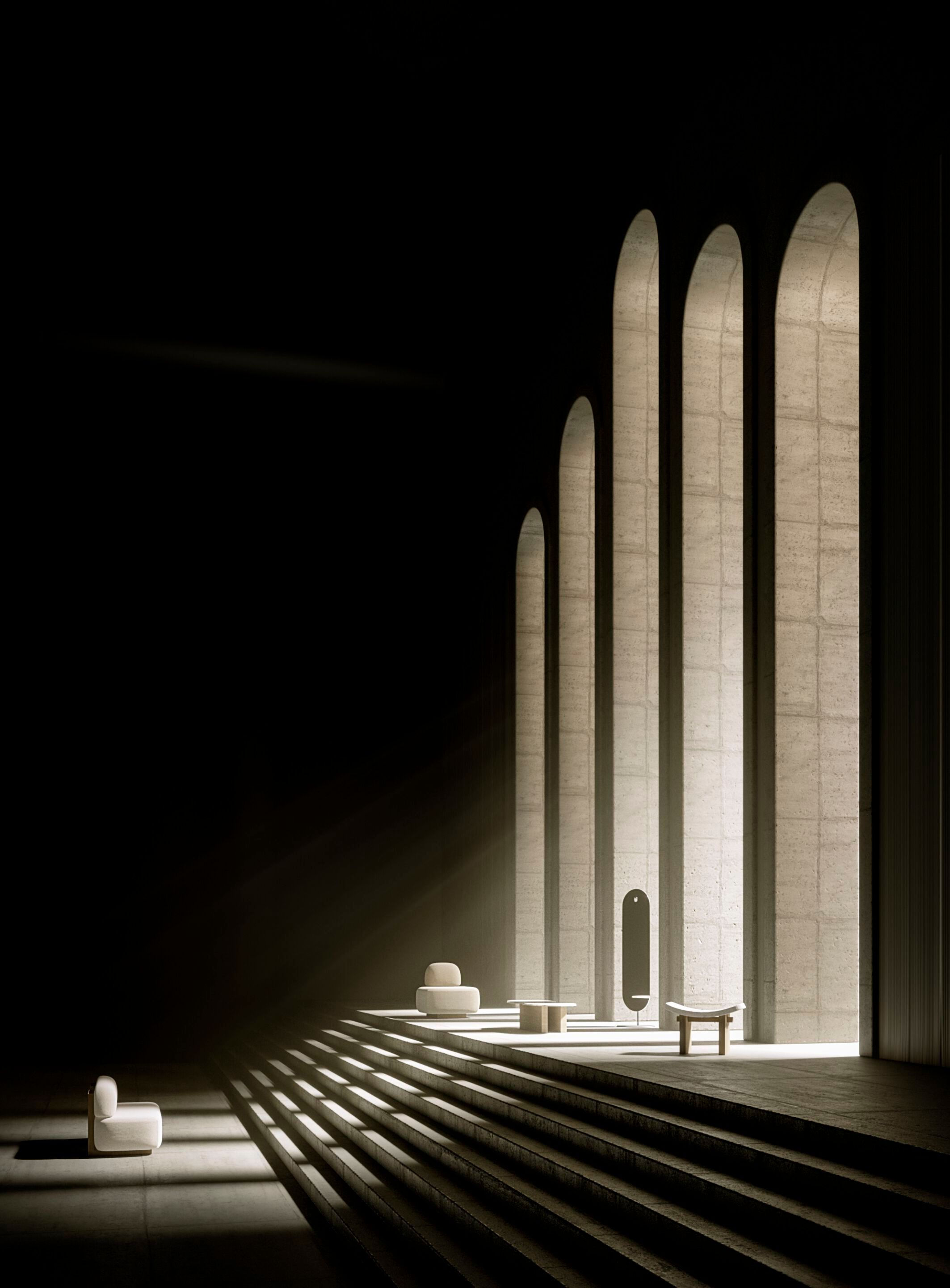 Тканевый мягкий стул Secolo NARA ARCH-00141665 - Вид №3