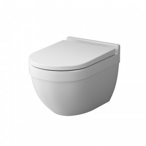 461700SC подвесной унитаз без ободка с сиденьем микролифт Damixa Palace Grand