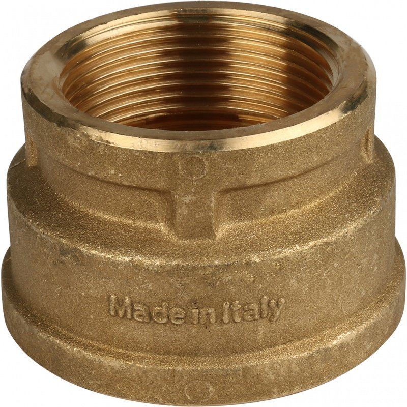 Муфта переходная ВВ 2х1 1/2" латунь STOUT SFT0005002112 - Вид №2