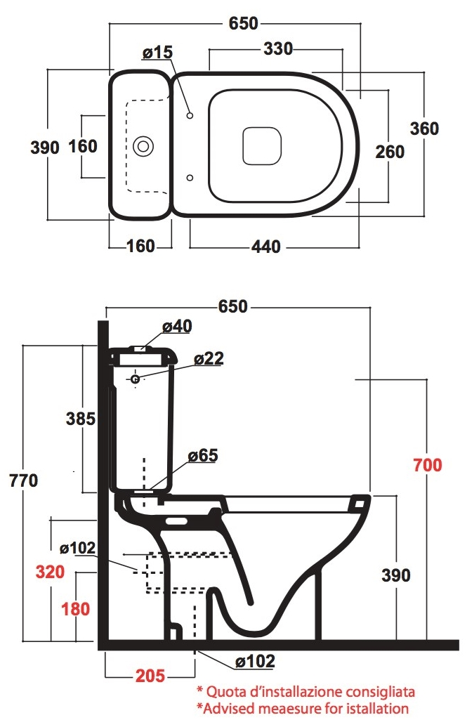 Rub130201 Компакт унитаз с бачком Белый Olympia Ceramica RUBINO Италия - Вид №2