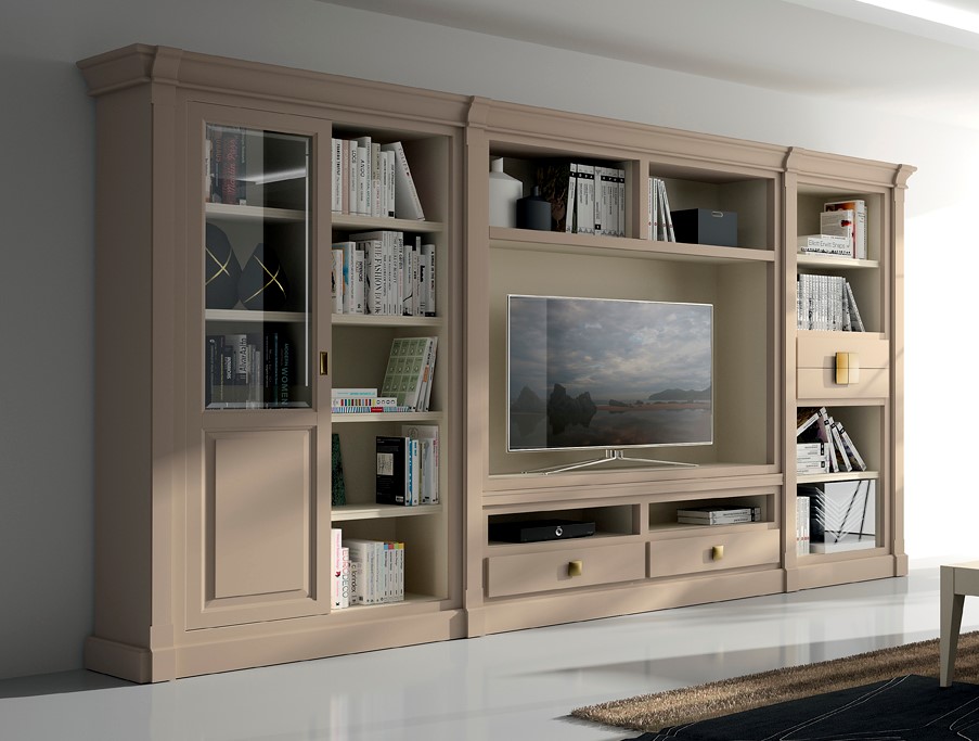 107423 Модульная стенка для гостиной Altair Classic La Ebanisteria Hamster 