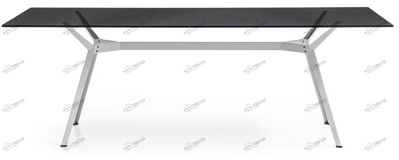 Moroso Прямоугольный стол из стали и хрусталя Pylon sun-id-1361972