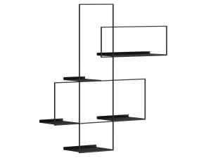 Железный настенный книжный шкаф