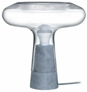 NUDE Хрустальная настольная лампа на бетонном основании Orion