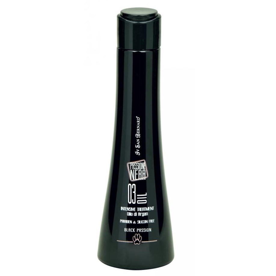 ПР0043810 Масло Black Passion Аргании интенсивное лечение для всех типов шерсти 100мл Iv San Bernard 