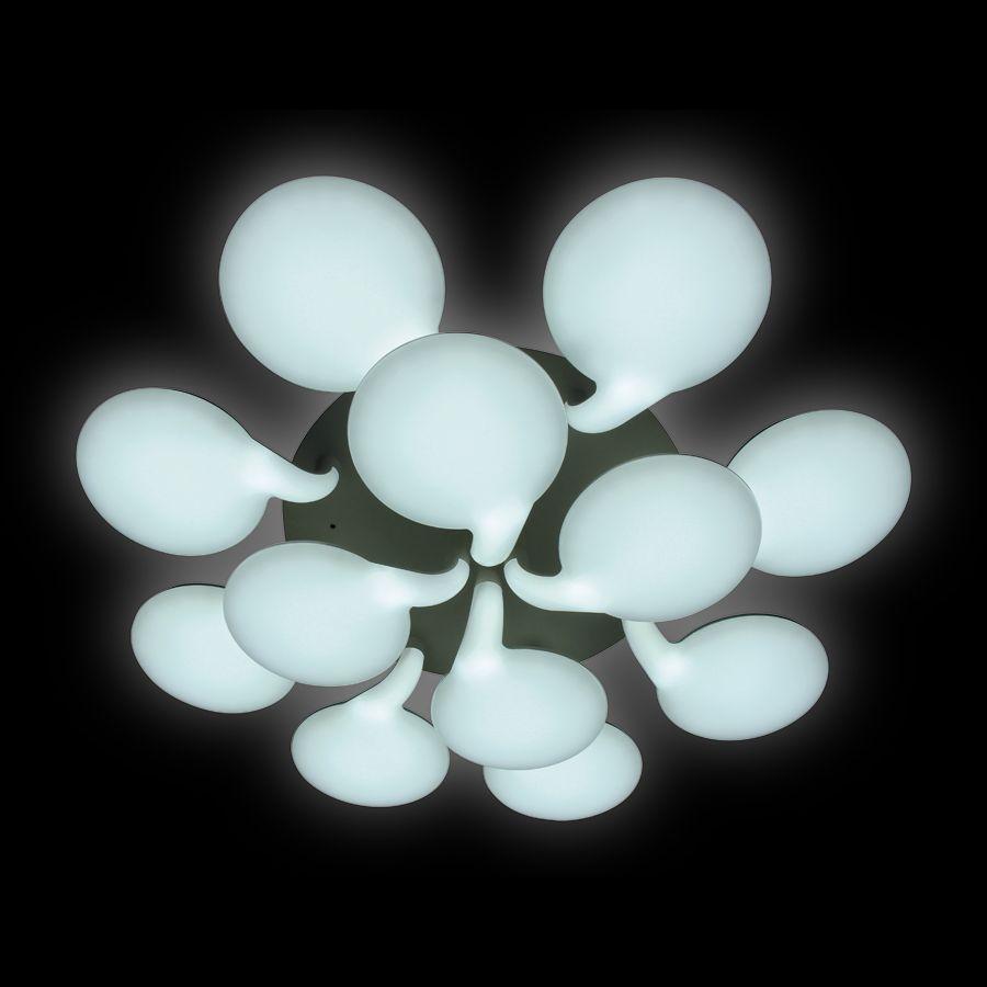 Потолочная светодиодная люстра Ambrella light Orbital Cloud FC26/12 WH 432W D1140 AMBRELLA LIGHT ДИЗАЙНЕРСКИЕ, ORBITAL CLOUD 220093 Белый  - Вид №2