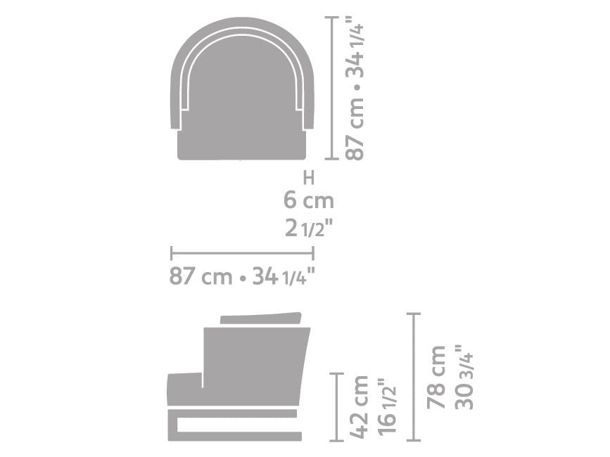 Тканевое кресло Linteloo Маттерхорн ARCH-00042734 - Вид №2