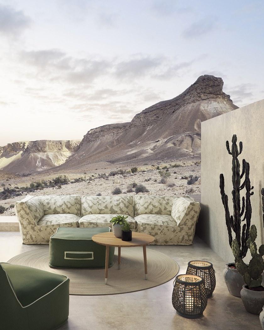 Atmosphera Модульный садовый диван со съемным чехлом из технической ткани Soft sun-id-1478378 - Вид №1