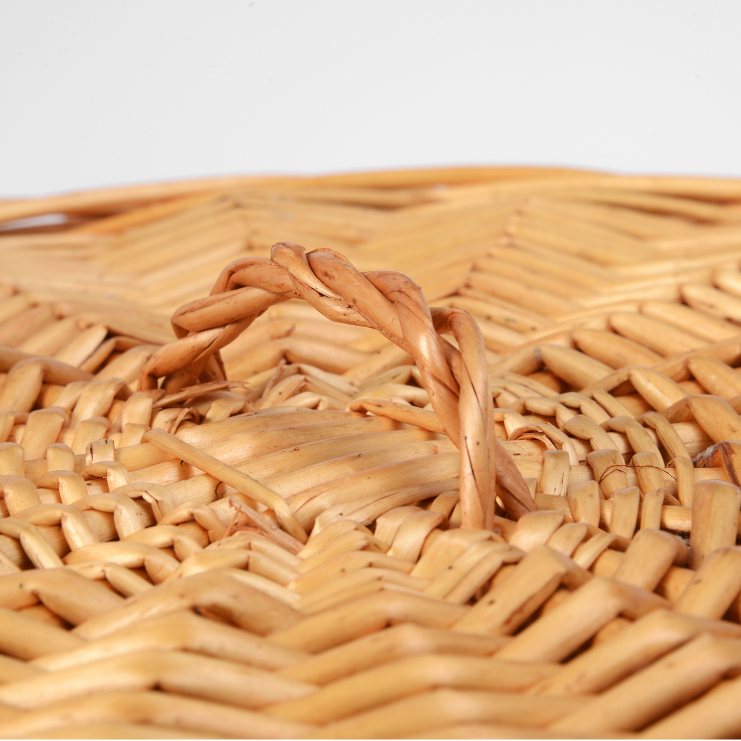 WB-410-L Main Плетеная корзина для белья с крышкой WasserKRAFT  - Вид №4