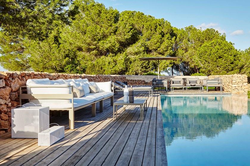 GANDIABLASCO Прямоугольный алюминиевый садовый столик Jian sun-id-1498067 - Вид №5