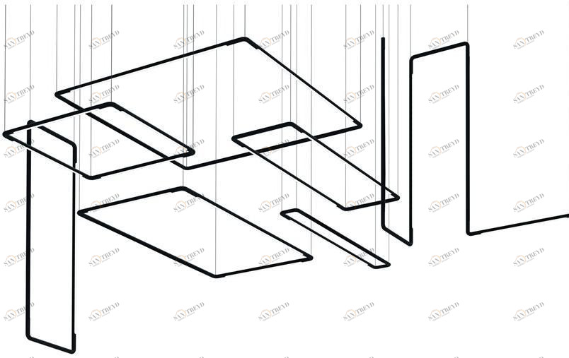 Martinelli Luce Модульная подвесная система из алюминия Colibrì 40081 Colibri